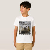 アザラシの子の青年Tシャツ Tシャツ (正面フル)