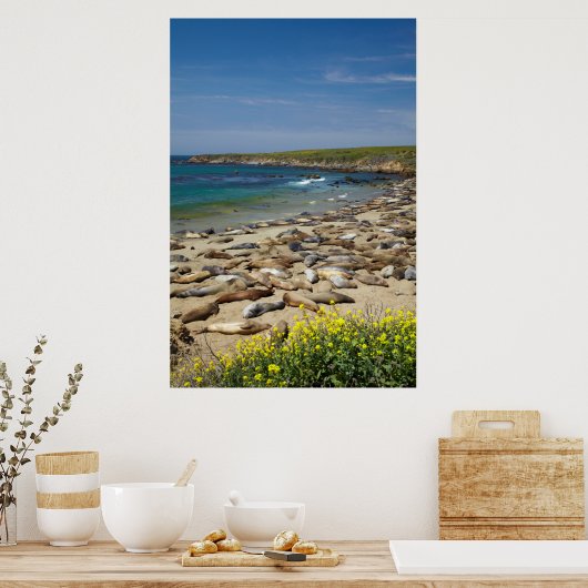 アザラシの山 ポスター (キッチン)