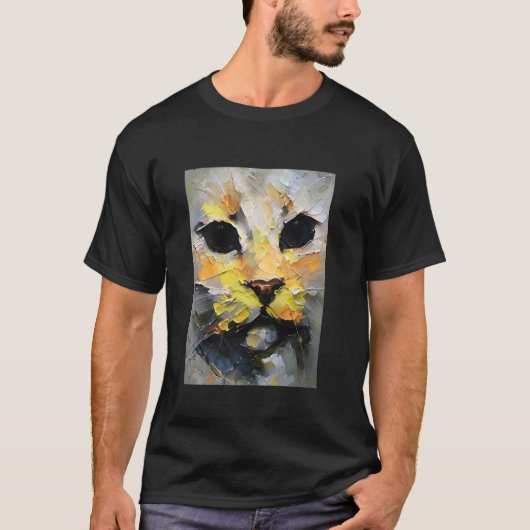 アザラシの絵画 Tシャツ (正面)