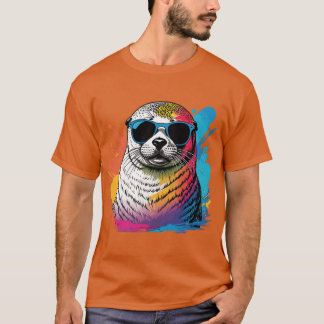 アザラシ フレンズ ファミリー Tシャツ