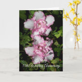 アザラパーソナライズされたス55結婚周年 カード (黄色い花)