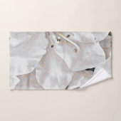 *~*アザリアフラワ素朴ーズホワイトニュートラル  バスタオルセット (ハンドタオル)