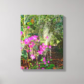 アザレアパスボックタワーガーデンズレイクウェールズ キャンバスプリント (正面)