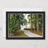 アザレアパークでの結婚式のお招き状 招待状 (裏面)