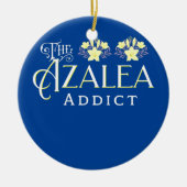 アザレアフラワーアディクトホームガーデンアザレア愛好家 セラミックオーナメント (正面)