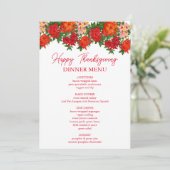 アザレア秋フローラ感謝祭ディナーメニュー メニュー (スタンド正面)