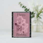 アザレア誕生日はがき ポストカード (スタンド正面)