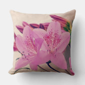 アザレア開花 クッション (正面)