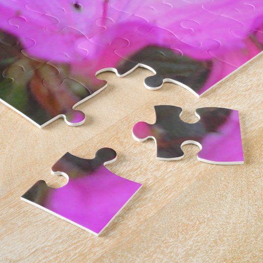 「アザレア開花」 ジグソーパズル (側面)