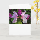 アザレア カード (黄色い花)