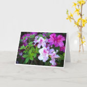 アザレア カード (黄色い花)