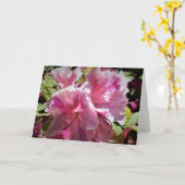 アザレア カード (黄色い花)