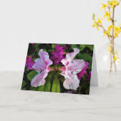 アザレア カード (黄色い花)