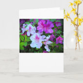 アザレア、カード カード (黄色い花)