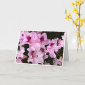 アザレア、カード カード (黄色い花)