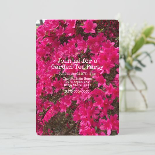 アザレア 招待状 (スタンド正面)