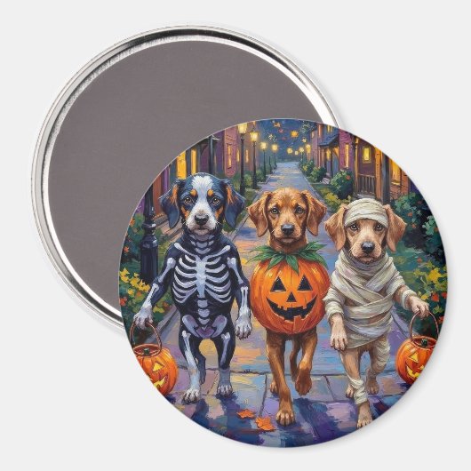 アザワクハロウィンコスチューム マグネット (正面/裏面)