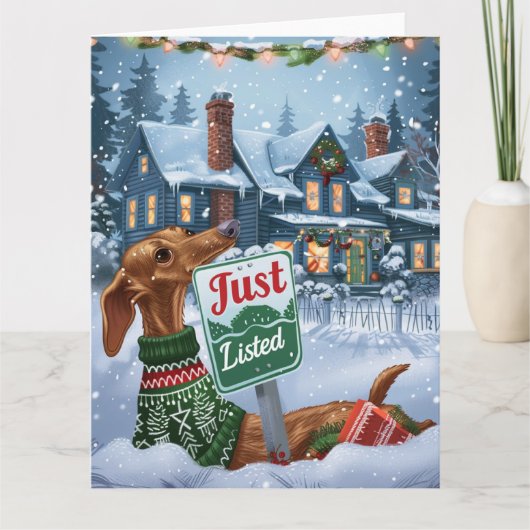 アザークドッグフェスティバル不動産仲介業者クリスマス カード (正面)