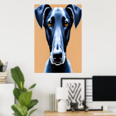 アザークポートレート | AIアートポスター ポスター (ホームオフィス)