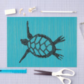 アシのウミガメ 薄葉紙 (クラフト)