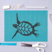 アシのウミガメ 薄葉紙 (クラフト)