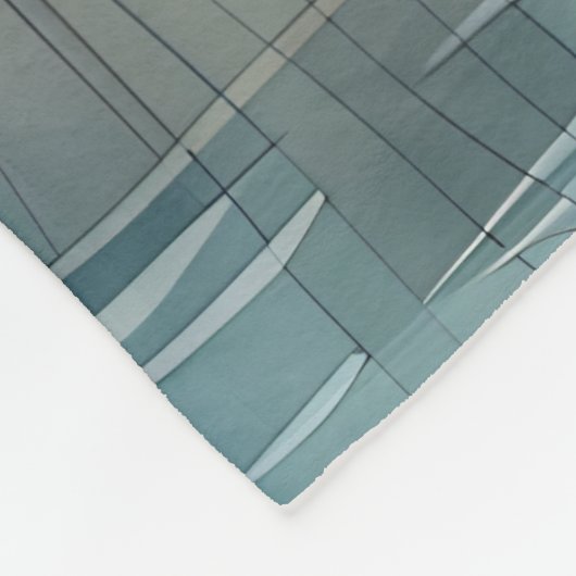 アシのトンボ二羽 フリースブランケット (角)