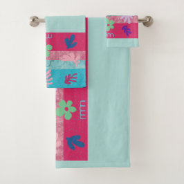 アシウガマニのバーノを設定 バスタオルセット