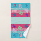 アシウガマニのバーノを設定 バスタオルセット (ハンドタオル)