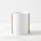 アシェンの炎の中 – ドラマチックで炎の芸術 コーヒーマグカップ (中央)
