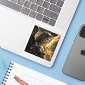 アシェンライト：シャドーフレームセラフ シール (ノートパソコンとiPhone)