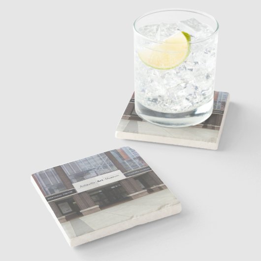 アシェヴィルのアシェヴィル美術館 ストーンコースター (横)