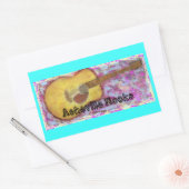 アシェヴィルの岩 長方形シール (封筒)