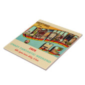 アシェヴィルノースカロライナのメモリのタイル タイル (側面)