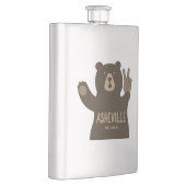 アシェヴィルノースカロライナ平和ベア フラスク (右)