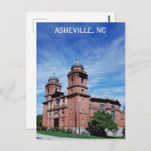 アシェヴィルノースカロライナ聖ローレンス教会 ポストカード (正面/裏面)