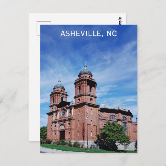 アシェヴィルノースカロライナ聖ローレンス教会 ポストカード (正面/裏面)