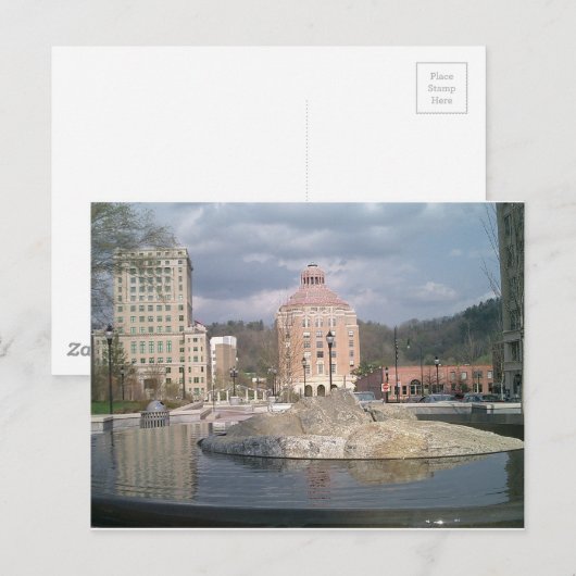 アシェヴィルNC泉 ポストカード (正面/裏面)