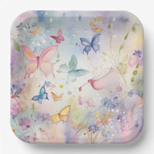 アシエットエンカートンパピロン ペーパープレート (正面)