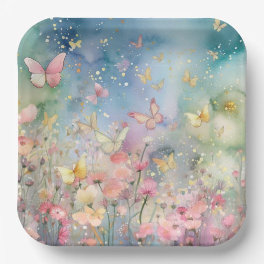 アシエットエンカートンパピロン ペーパープレート (正面)