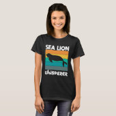 アシカささやき動物 Tシャツ (正面フル)