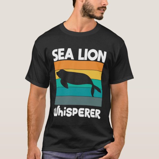 アシカささやき動物 Tシャツ (正面)