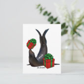 アシカのホリデーカード シーズンカード (スタンド正面)