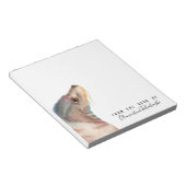 アシカの動物アート |名前の追加 ノートパッド (アングル)