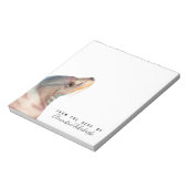 アシカの動物アート |名前の追加 ノートパッド (回転)