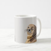 アシカの動物 コーヒーマグカップ (正面右)