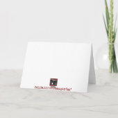 アシカのnotecard カード (裏面)