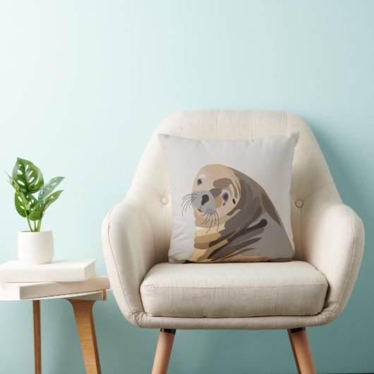 アシカ動物 クッション (椅子)