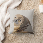 アシカ 動物 クッション (ブランケット)