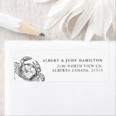 アシガニ |カスタム差出人住所 ラベル (インサイチュ)