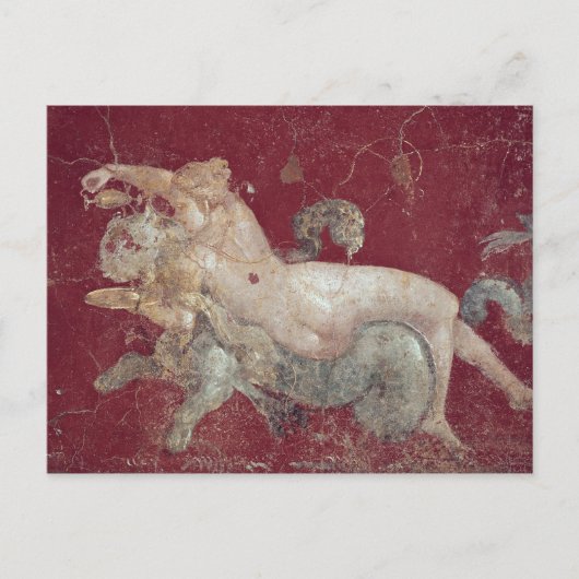 アシサイからネレイドはアシトラにまたがっている ポストカード (正面)